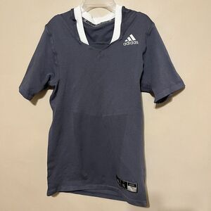 Adidas Techfit Lax Jersey Lacrosse Mens Size XL  Onix Gray / White New‎ With Tag